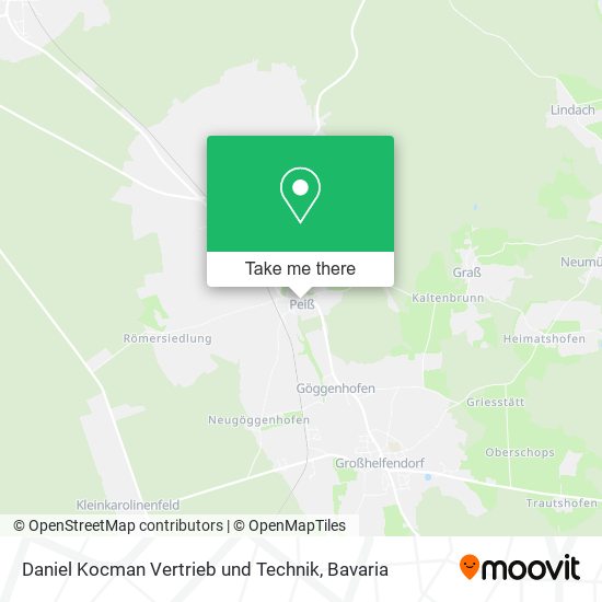 Daniel Kocman Vertrieb und Technik map
