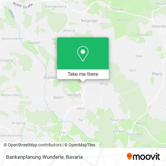 Bankenplanung Wunderle map