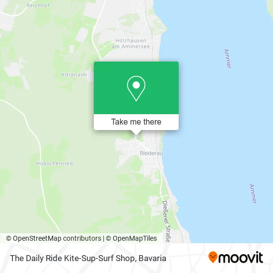 The Daily Ride Kite-Sup-Surf Shop map