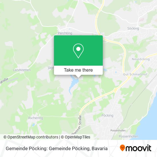 Gemeinde Pöcking: Gemeinde Pöcking map