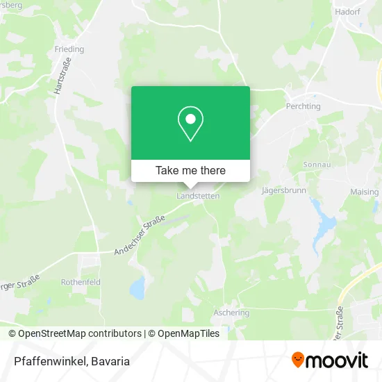 Карта Pfaffenwinkel