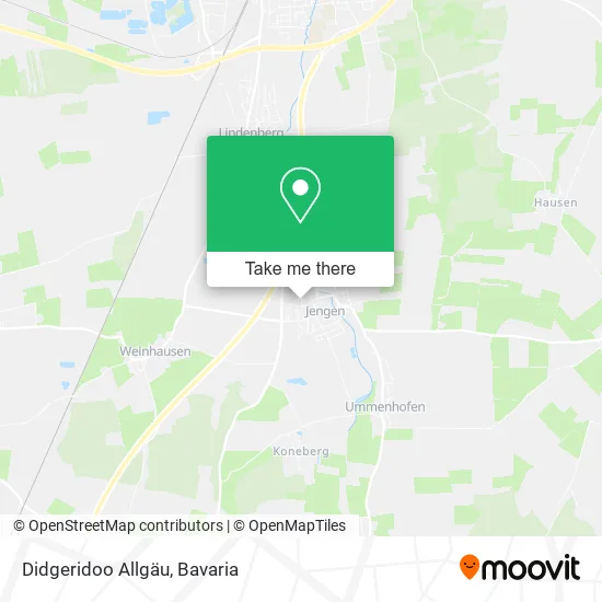 Карта Didgeridoo Allgäu