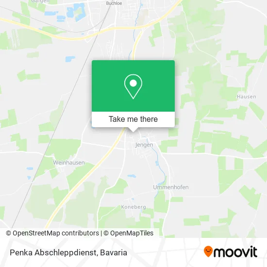 Penka Abschleppdienst map