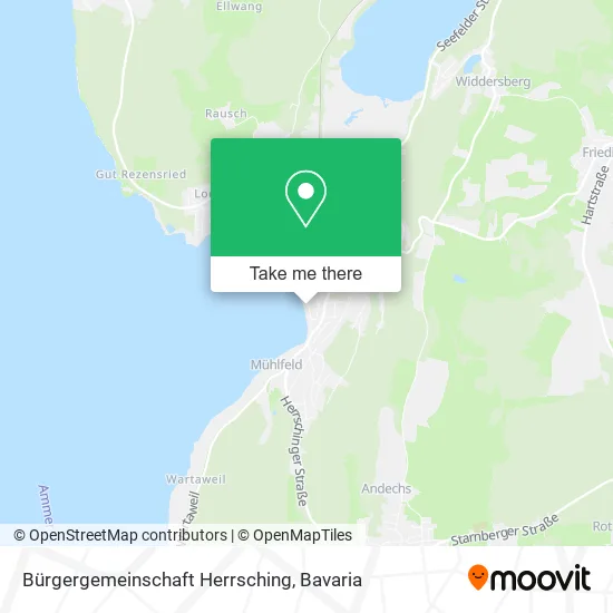 Карта Bürgergemeinschaft Herrsching