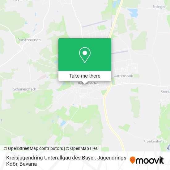 Kreisjugendring Unterallgäu des Bayer. Jugendrings Kdör map