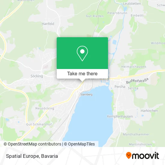 Карта Spatial Europe