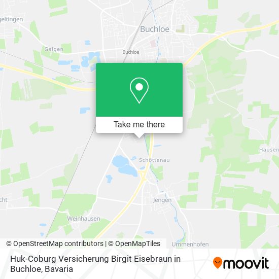 Huk-Coburg Versicherung Birgit Eisebraun in Buchloe map