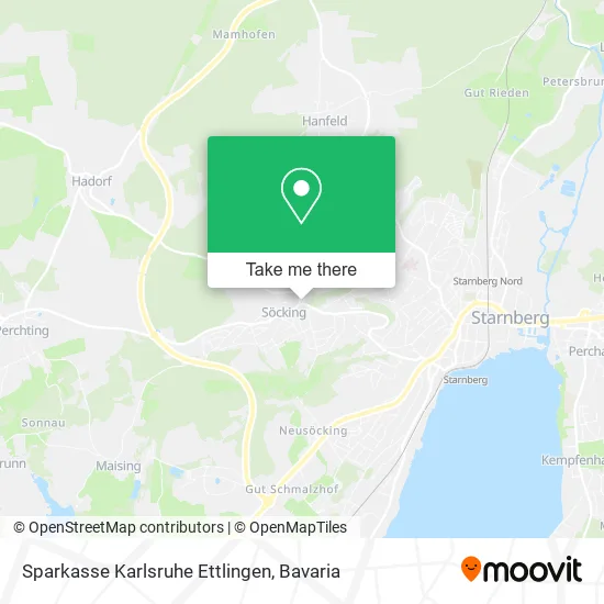 Sparkasse Karlsruhe Ettlingen map