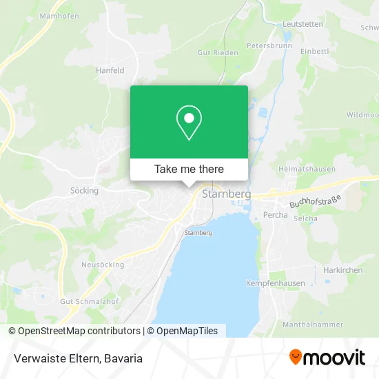 Карта Verwaiste Eltern
