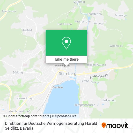 Direktion für Deutsche Vermögensberatung Harald Seidlitz map