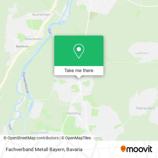 Карта Fachverband Metall Bayern