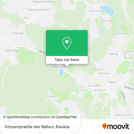 Карта Körpersprache des Reiters