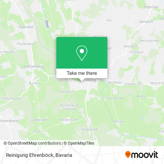 Карта Reinigung Ehrenböck