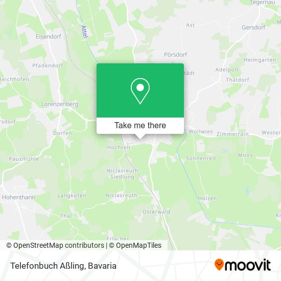 Карта Telefonbuch Aßling