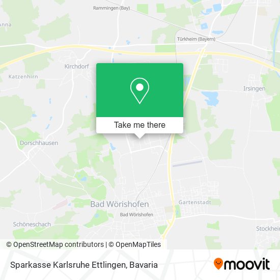 Sparkasse Karlsruhe Ettlingen map