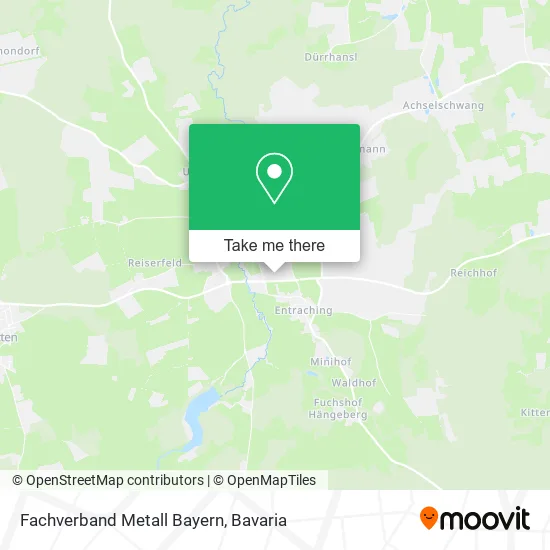 Карта Fachverband Metall Bayern