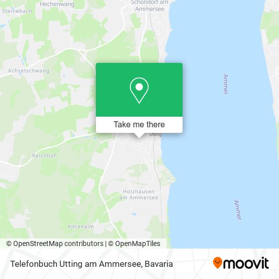 Карта Telefonbuch Utting am Ammersee