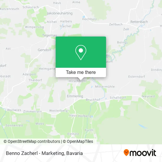 Карта Benno Zacherl - Marketing