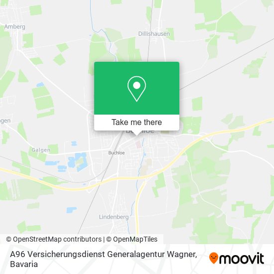 A96 Versicherungsdienst Generalagentur Wagner map