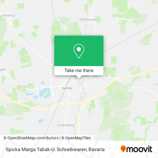 Карта Spicka Marga Tabak-U. Schreibwaren