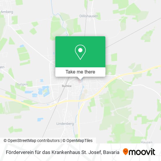 Förderverein für das Krankenhaus St. Josef map
