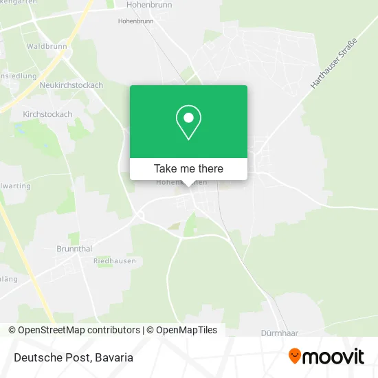 Карта Deutsche Post