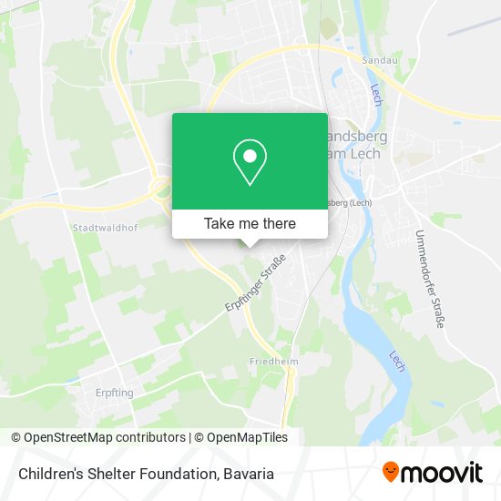 Children's Shelter Foundation map