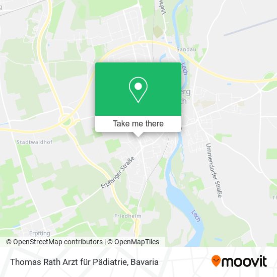 Thomas Rath Arzt für Pädiatrie map