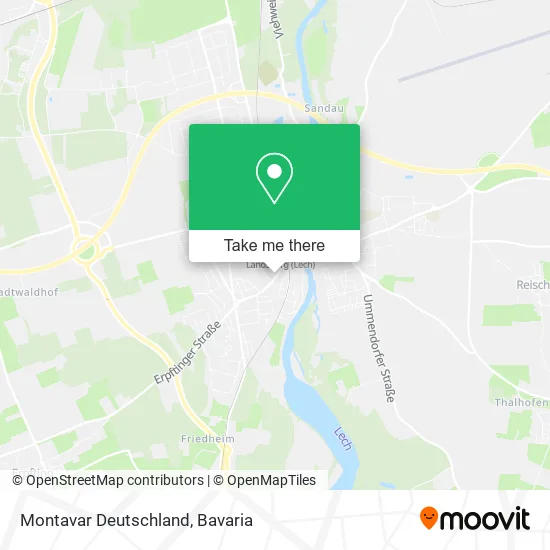 Карта Montavar Deutschland
