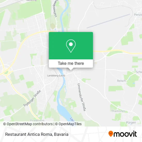 Карта Restaurant Antica Roma