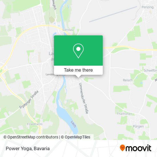 Power Yoga map