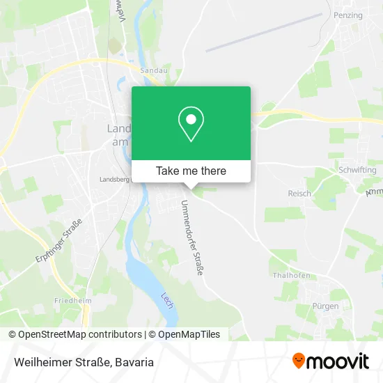 Карта Weilheimer Straße
