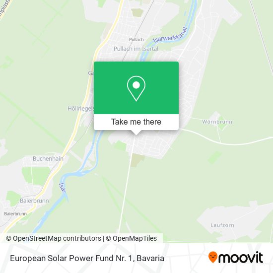 European Solar Power Fund Nr. 1 map