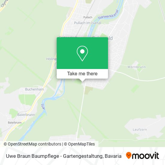 Uwe Braun Baumpflege - Gartengestaltung map