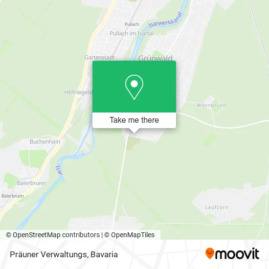 Карта Präuner Verwaltungs