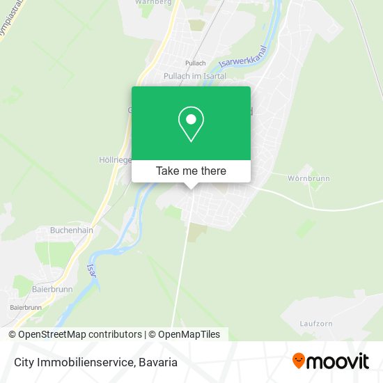 City Immobilienservice map