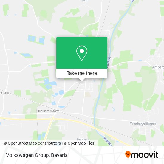 Volkswagen Group map