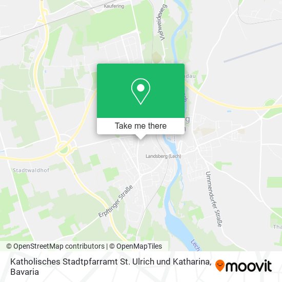 Katholisches Stadtpfarramt St. Ulrich und Katharina map