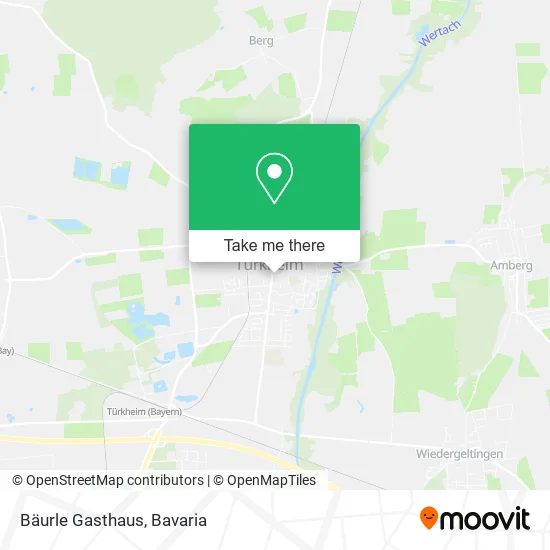 Карта Bäurle Gasthaus