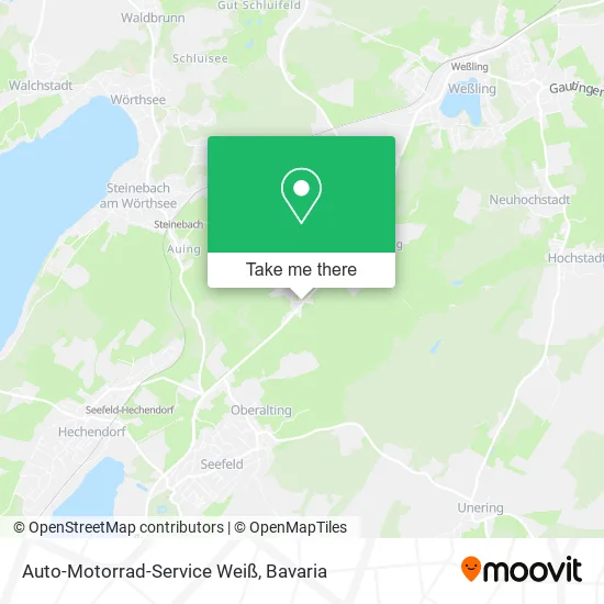 Карта Auto-Motorrad-Service Weiß