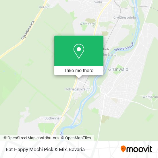 Eat Happy Mochi Pick & Mix map