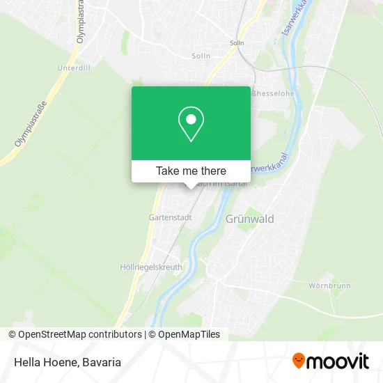 Карта Hella Hoene