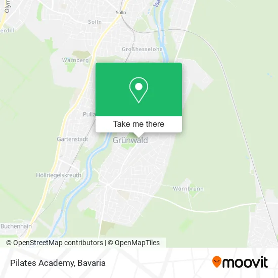 Pilates Academy map