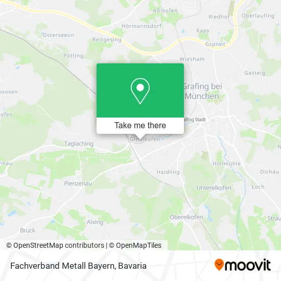 Карта Fachverband Metall Bayern