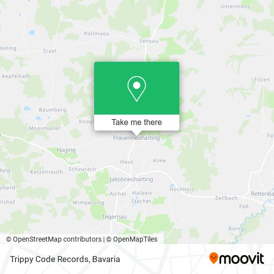 Trippy Code Records map