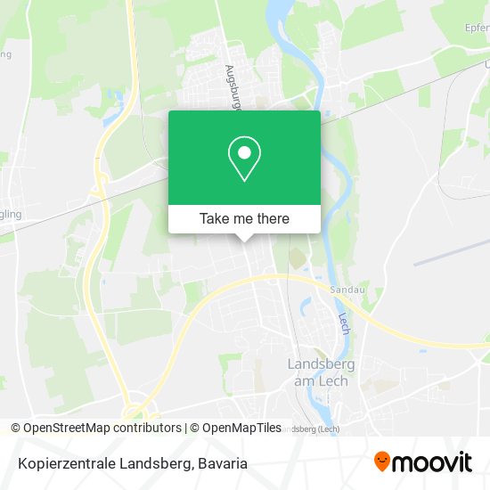 Kopierzentrale Landsberg map