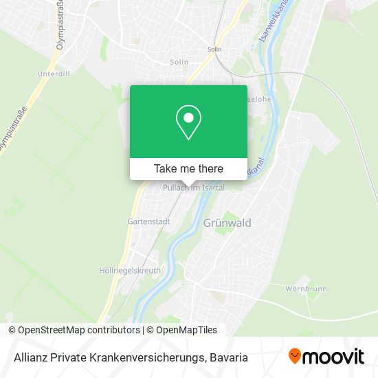 Allianz Private Krankenversicherungs map