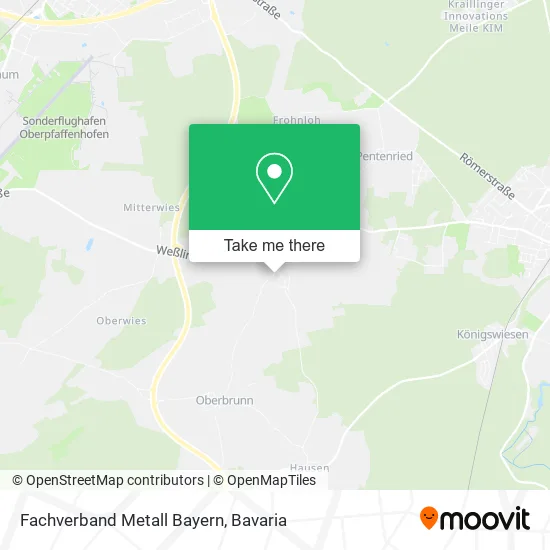 Карта Fachverband Metall Bayern