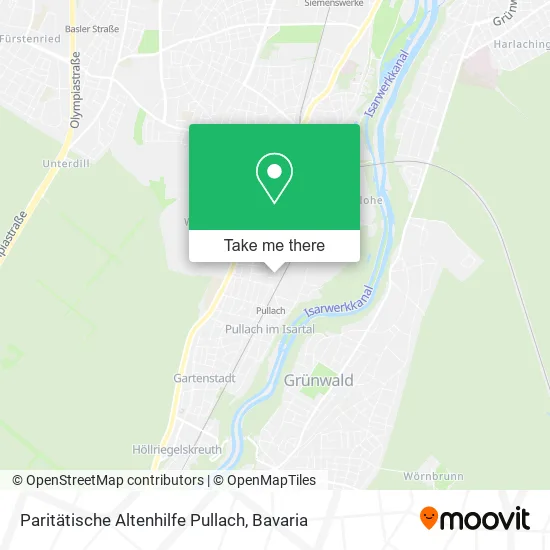 Карта Paritätische Altenhilfe Pullach