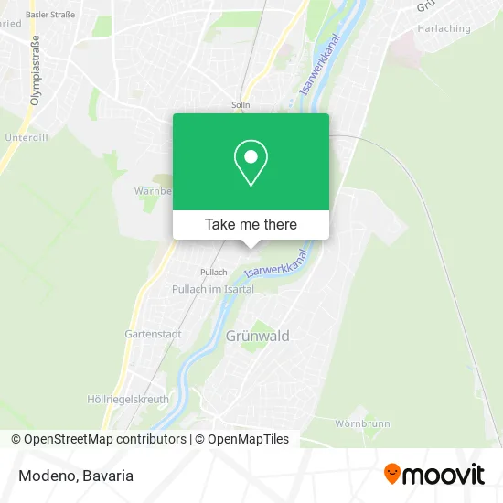Карта Modeno